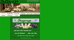 Desktop Screenshot of oekogarage.de